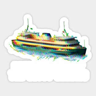 Reckless - Manly Ferry (white type) Sticker